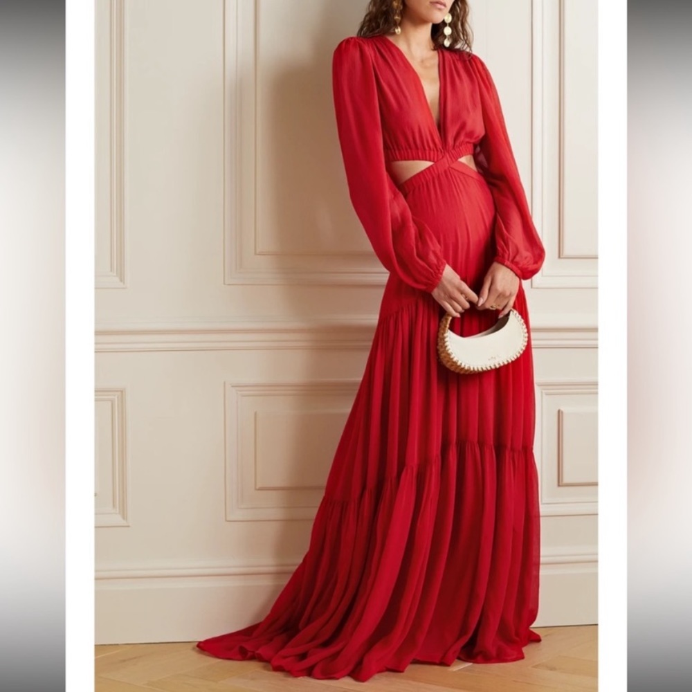 A.L.C Isabelle Silk Maxi Dress